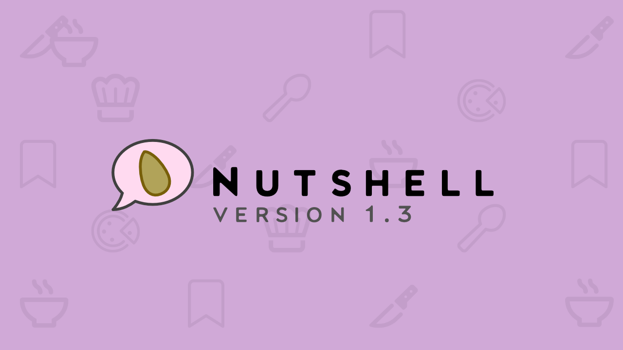 Nutshell release 1.3 banner